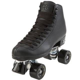 Riedell Wave Mens Quad Roller Skates   Black Boots with Black Wheels 