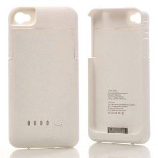  Power Protect iPhone 4/4S Battery Case   White Color: Cell 