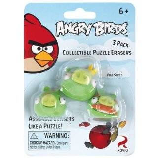  Angry Birds Tiny Toppers 3 pack: 2 Green Pigs 1 Mystery 