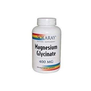 Solaray Magnesium Glycinate 400 mg   120 Veg Capules