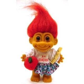 My Lucky A+ TEACHER Troll Doll (Red Hair)