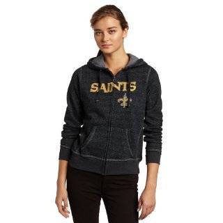 NFL Womens New Orleans Saints Deep Post F Zip Hd Long Sleeve Fullzip 