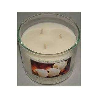   Works Slatkin & Co 14.5 Oz  3 Wick Candle Fireside