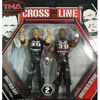 TEAM 3D (BROTHER RAY & BROTHER DEVON)   CROSS THE LINE 2 PACKS 2 TNA 
