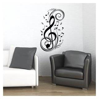 Music Notes Vinyl Wall Decal   White Music Notes Vinyl Wall Decal