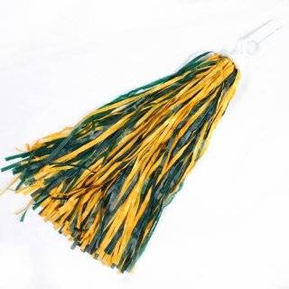  Green Bay Packers Green and Gold Pom Poms (Set of 2 