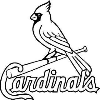  24 Stl Cardinals St. Louis baseball logo Wall Graphic 