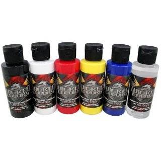 Createx Wicked Colors Primary Airbrush Paint Set W101