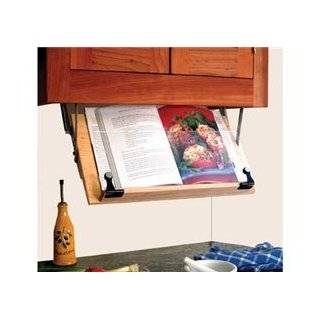  Maple Drop Down Cook Book Shelf: Home & Kitchen