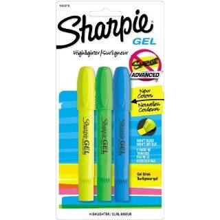  Sharpie Accent Gel Highlighters, 5 Colored Highlighters 