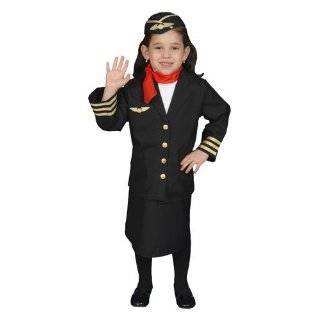  Airline Flight Attendant Toddler Costume Size 4T: Toys 