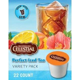 Celestial Seasonings Perfect Iced Tea Variety Pack, 22 Count K Cups 