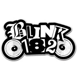  Blink 182 Smiley Face bumper sticker 4 x 4 Automotive