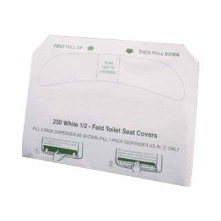 Excellante Half Fold Paper Toilet Seat Covers, Sold By Case (250 Sheet 