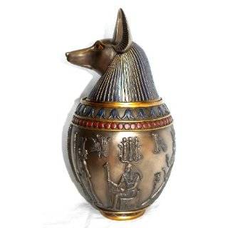  Egyptian God Duamutef Canopic Jar 8115