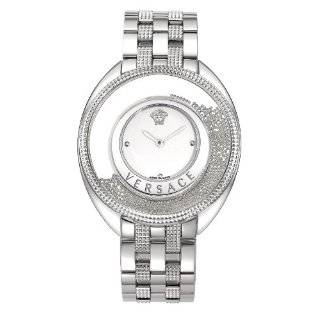   Yellow Gold Plated Mother Of Pearl Diamond Lizard Watch: Watches