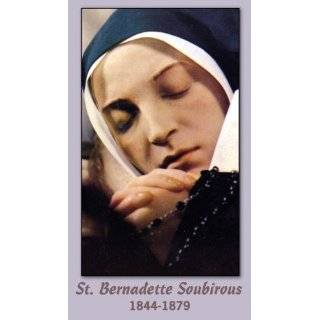  Our Lady of Lourdes / St Bernadette Healing Holy Card with 