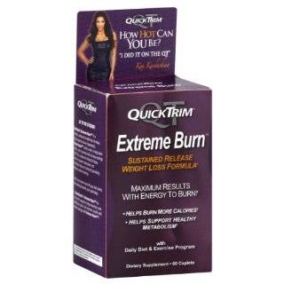 Quick trim extreme burn caplets, weight loss formula   60 ea