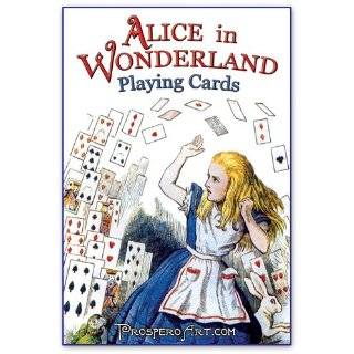 Alice In Wonderland Playing Cards   Blue Back Deck