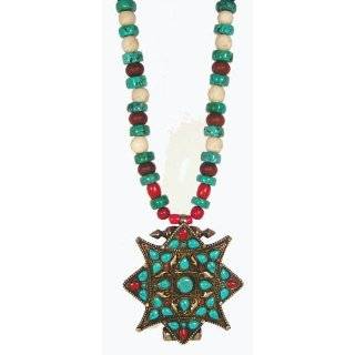   Kalachakra Prayer Box Necklace / Naga Land Tibet Sacred Stones Amulet