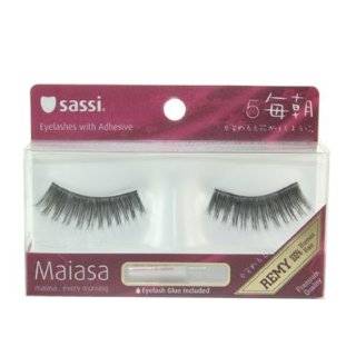    Sassi False Eyelashes 100% Human Hair, Free Glue #79 Beauty