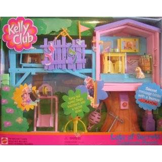 Barbie KELLY LOTS OF SECRETS CLUBHOUSE Playset CLUB HOUSE w MESSAGE 
