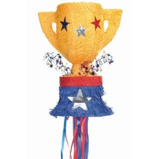  17 Round All Star Sports Pull String Pinata: Toys & Games