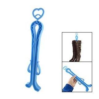 Home Family Blue Plastic Boots Shoes Shelf Rack Stand Holder