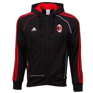 Italian Serie A Mens AC Milan Core Zip Hoodie
