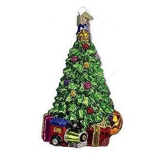    Old World Christmas Mini Christmas Tree Ornament: Home & Kitchen