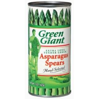 Green Giant Whole Spear Asparagus, 15 Ounce Tins (Pack of 12):  