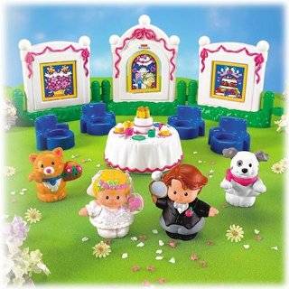   Fisher Price Little People Bride & Groom Wedding 3 pack Toys & Games
