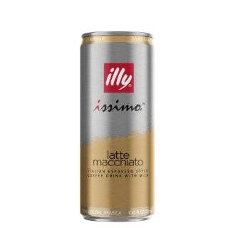illy issimo Coffee Drink, Latte Macchiato, 8.45 Ounce Cans (Pack of 12 