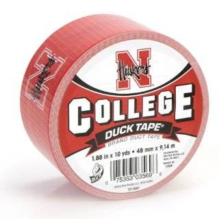 Duck Brand 240084 University of Nebraska College Logo Duck Tape, 1.88 
