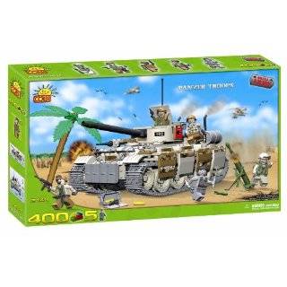 New! COBI Small Army Panzer Tank With Troops 400 Piece Building Block 
