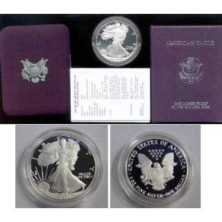 1986 S Proof Silver Eagle Silver Dollar