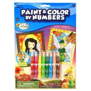  Disney Princess Paint and Color By Number: Toys & Games