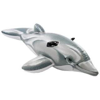  Giant Inflatable Dolphin Swimming Pool Float Toy: Toys 