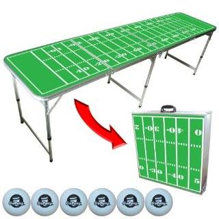 Go Pong 8 Foot Portable Tailgate / Pong Table (Includes 6 pong balls)