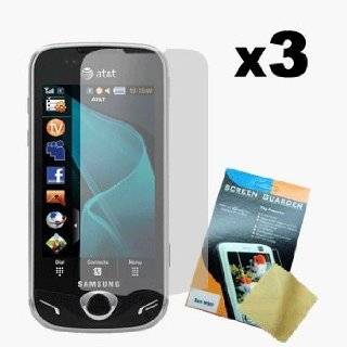 Three LCD Screen Guards / Protectors for Samsung Mythic SGH A897
