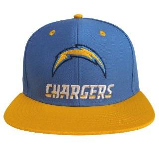 San Diego Chargers Retro Name & Logo Snapback Cap Hat Blue Yellow