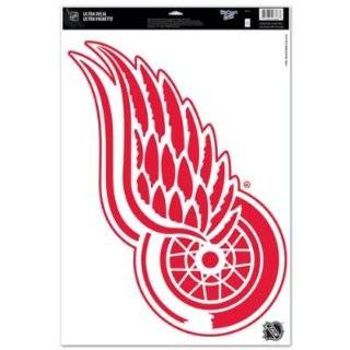    NHL Detroit Red Wings 18x18 White Logo Decal