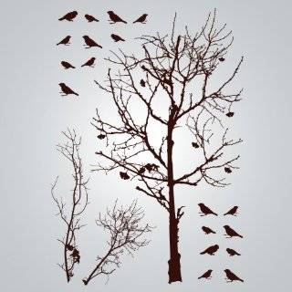  & Tree Removable Vinyl Home Wall Art Sticker Decals: Home & Kitchen