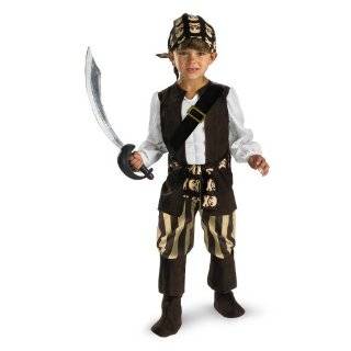   of the Seven Seas Childs Captain Black Costume, Small: Toys & Games