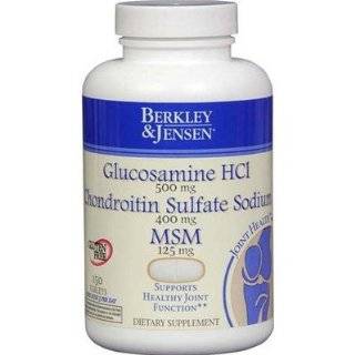  Berkley and Jensen Triple Strength Glucosamine 1500 mg MSM 1000 mg 