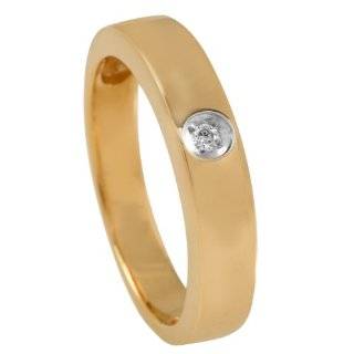Bella Donna Damen Ring 585 Gelbgold 1 Diamant Gr. 58 912205