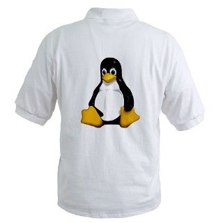 Linux t shirts Tux Golf Shirt by sysadmin