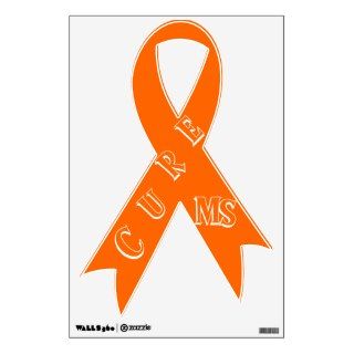 Multiple Sclerosis Awareness Ribbon Room Decal