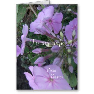 To My Wife Greeting Card