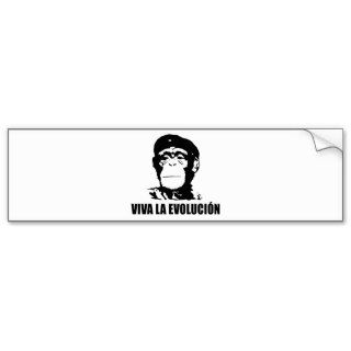 Viva La Evolucion Darwin Che Guevara Evolution Bumper Sticker